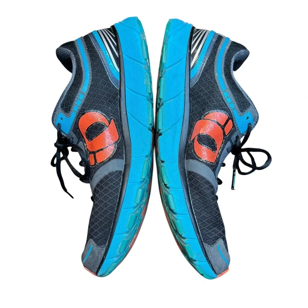 Pearl Izumi EM Road M3 Shoes Mens Size 8.5 Gray Blue Orange‎ Running Sneakers